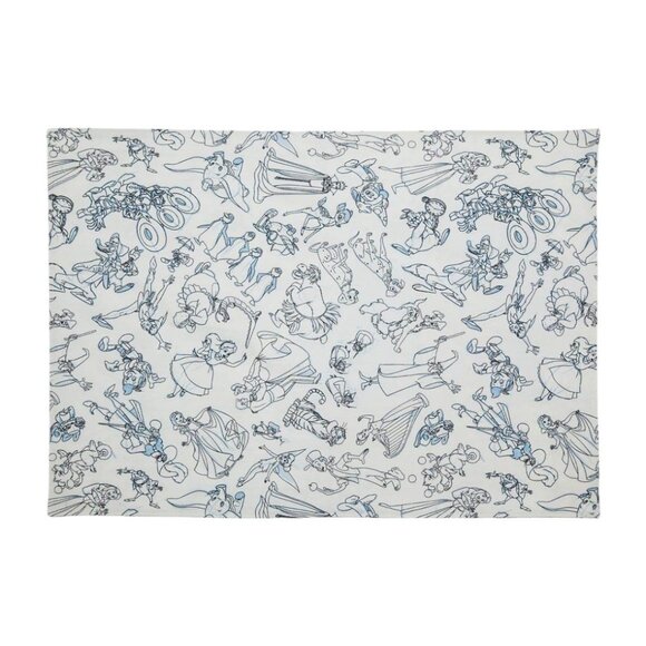 Disney Parks Walt Disney World Ink and Paint Reversible Placemat - Picture 2 of 9